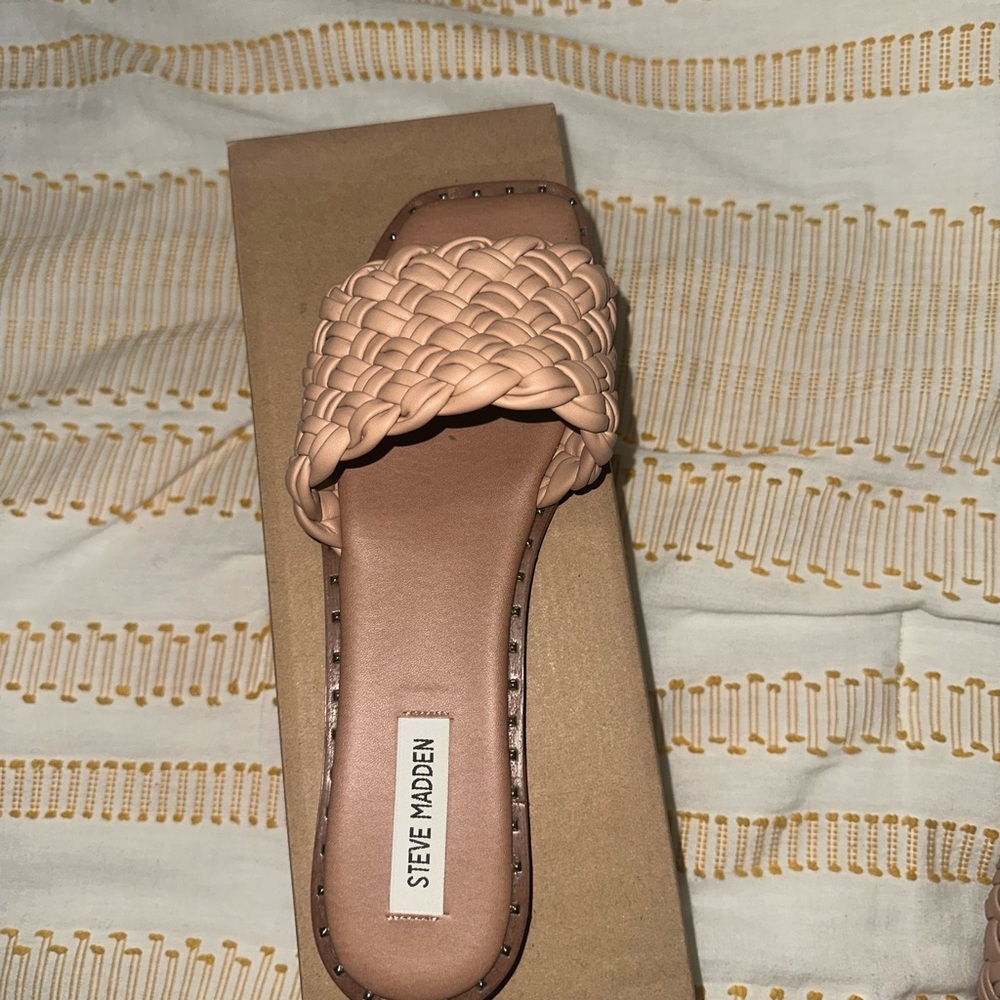 Steve Madden Women's Blush Braided Slide Sandals